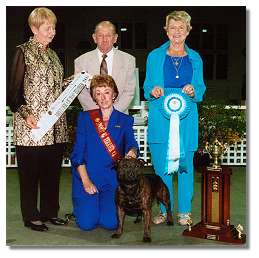 Winning the Top terrier Competition 2000